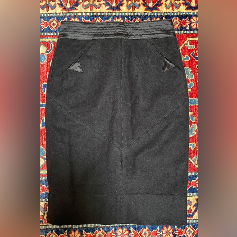 vintage Marc by Marc Jacobs black wool pencil skirt